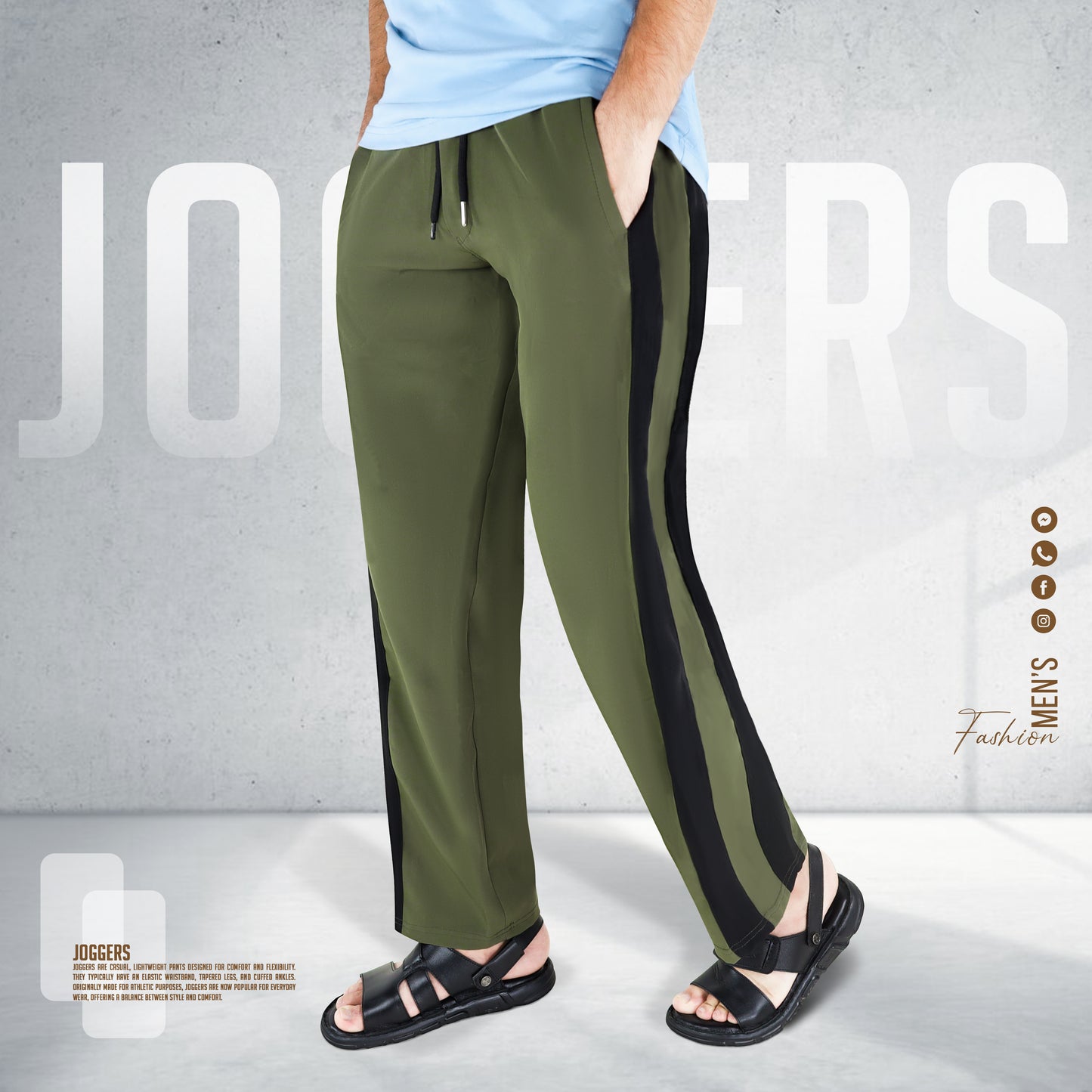 Baggy Joggers (any 3 color combo)