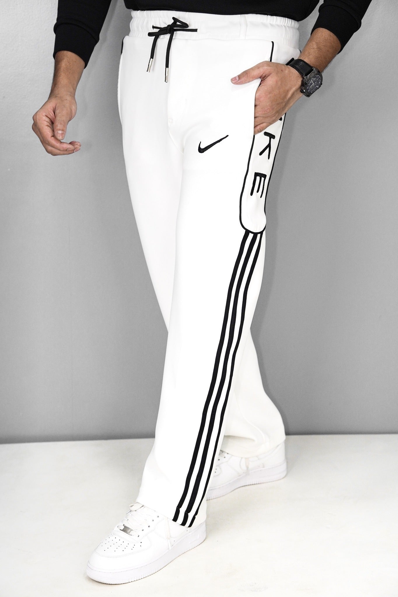 Baggy Joggers (White)