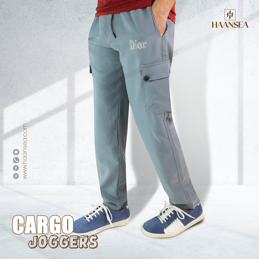 Premium Cargo Joggers (Ash)